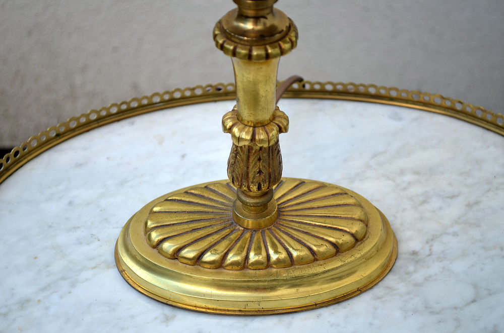 Lampe bouillotte Empire Directoire Lucien Gau Décoration