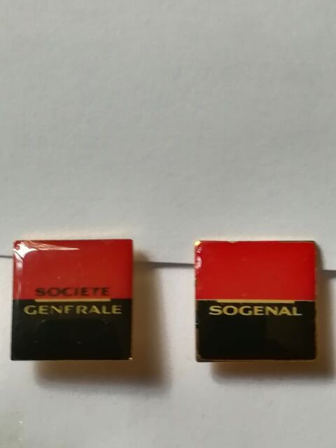 PIN'S     Socit Gnrale   et   Sogenal   (pins) 
0 Mouvaux (59)