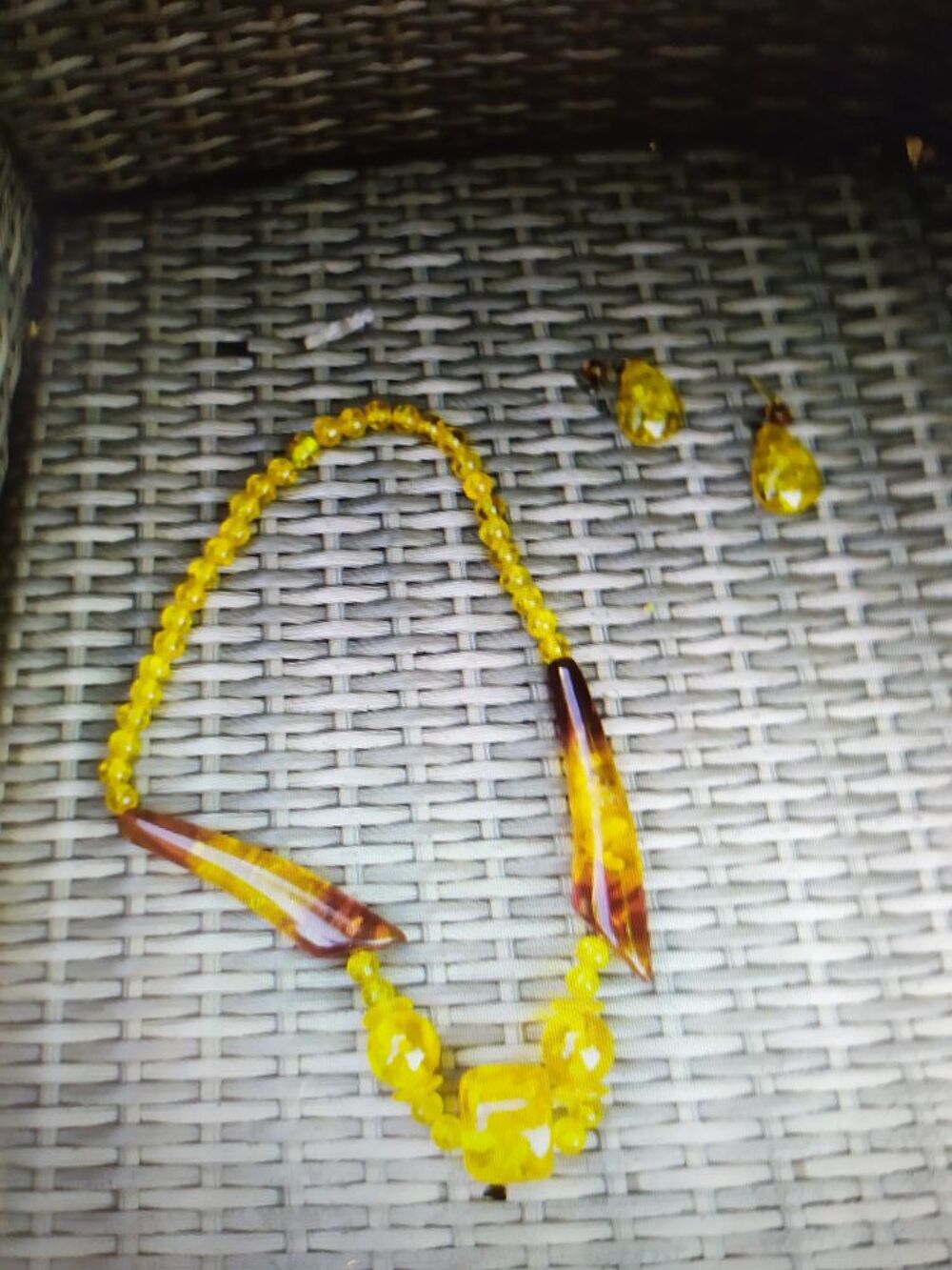 PARURE COLLIER ET Boucles oreilles FANTAISIE Bijoux et montres