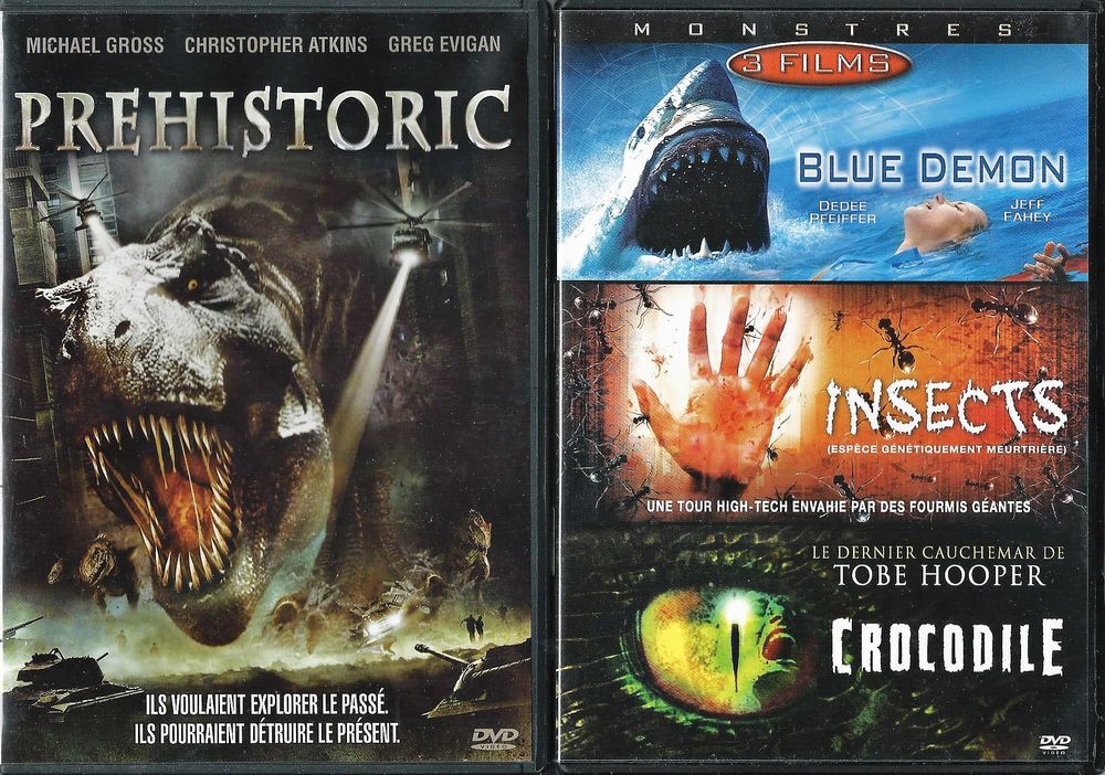 Pack monstre - 4 films DVD et blu-ray