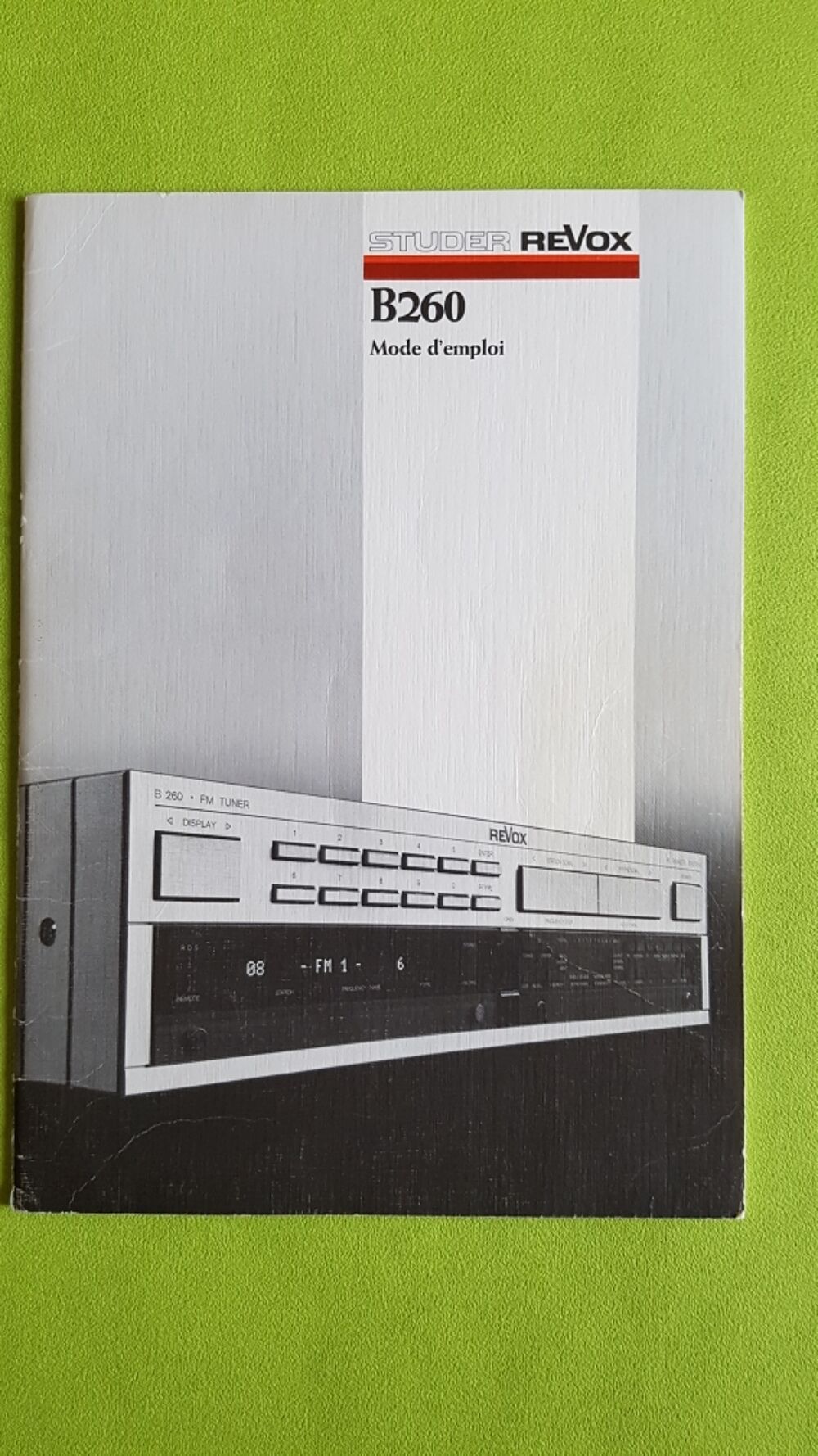B 260 TUNER REVOX Audio et hifi