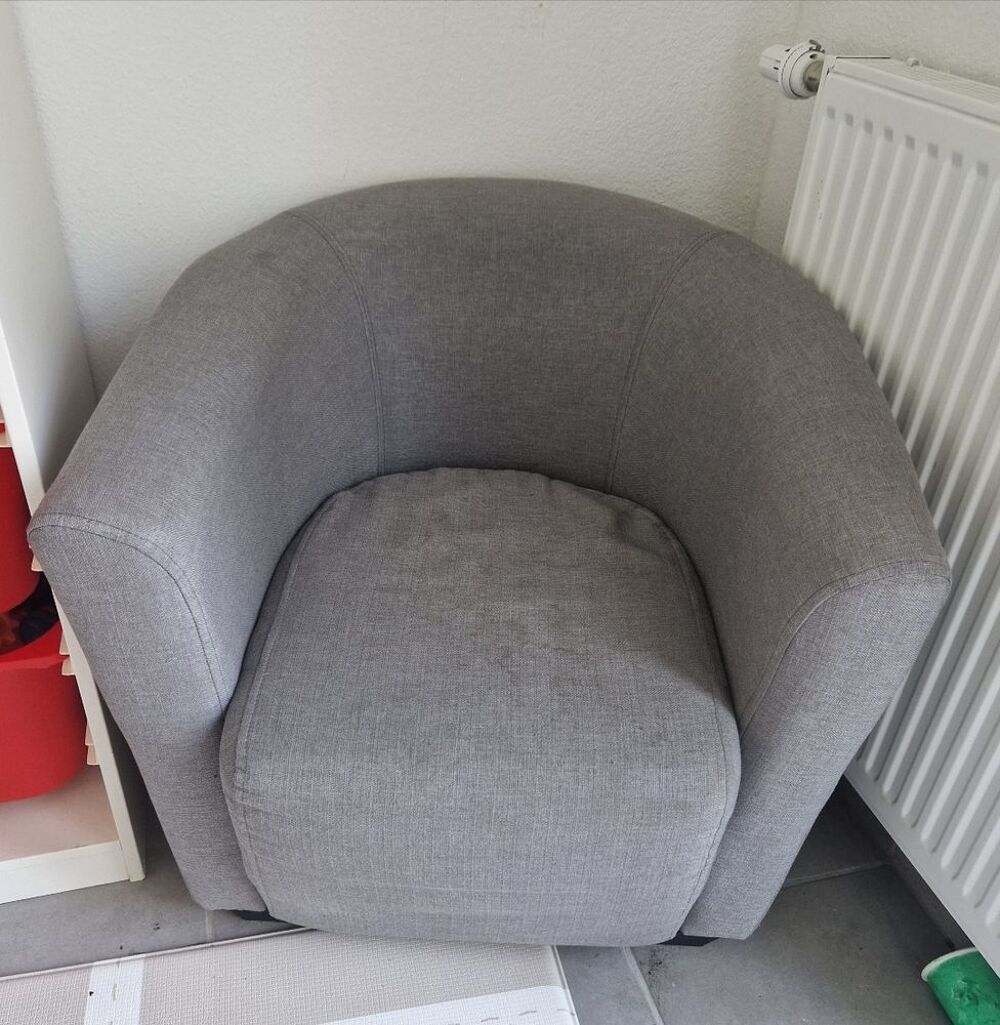 Fauteuil cabriolet gris Meubles