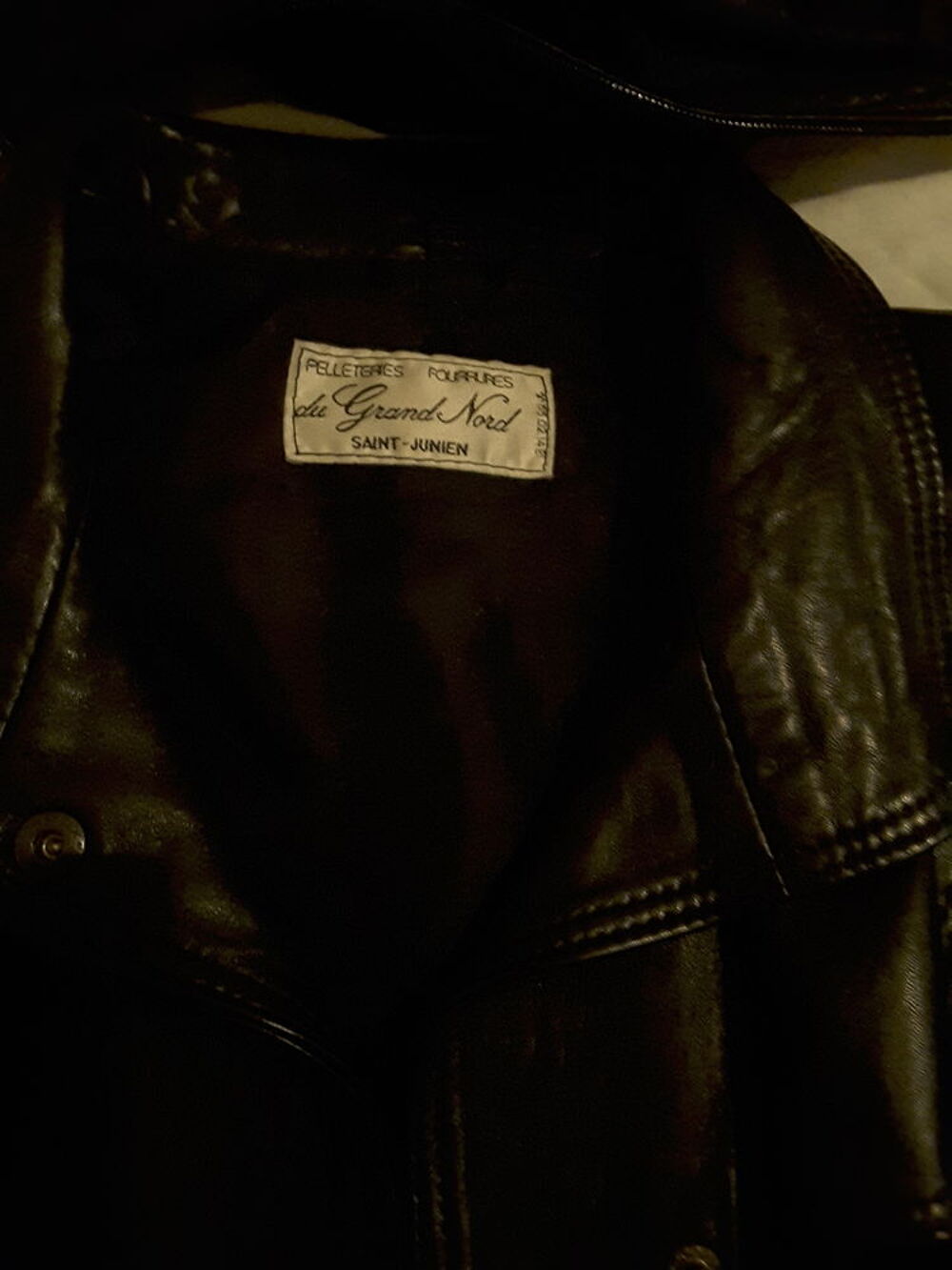 3/4 cuir et daim Vêtements