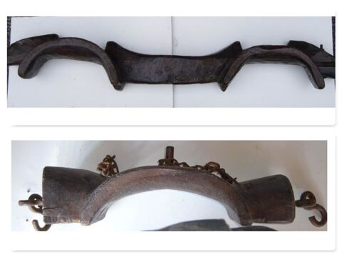 Jougs  d'attelage et joug de dressage pour boeufs
25 Les Achards (85)