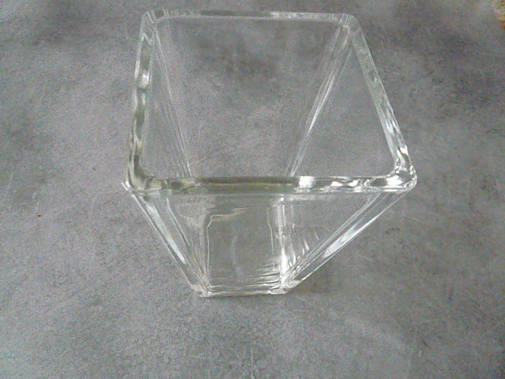 Vase en verre &eacute;pais Décoration