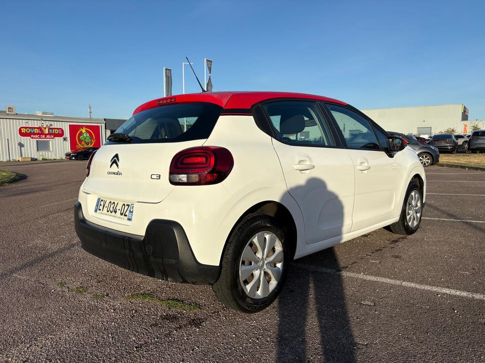 C3 CITROEN III 1.2 PURETECH 82 LIVE 2018 occasion 95610 &Eacute;ragny