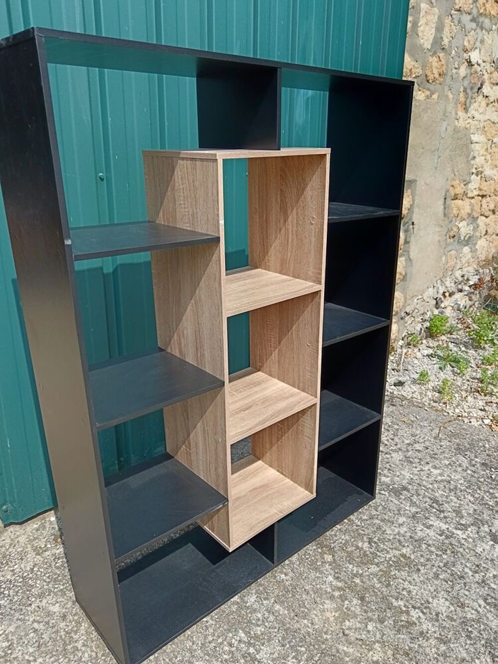 Meuble &eacute;tag&egrave;re biblioth&egrave;que Colette avec 11 Compartiments Meubles