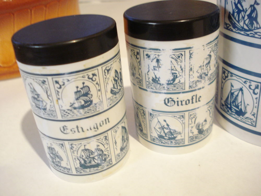Pots &agrave; &eacute;pices d&eacute;coratifs vintage &quot;Ariel&quot; Dcoration