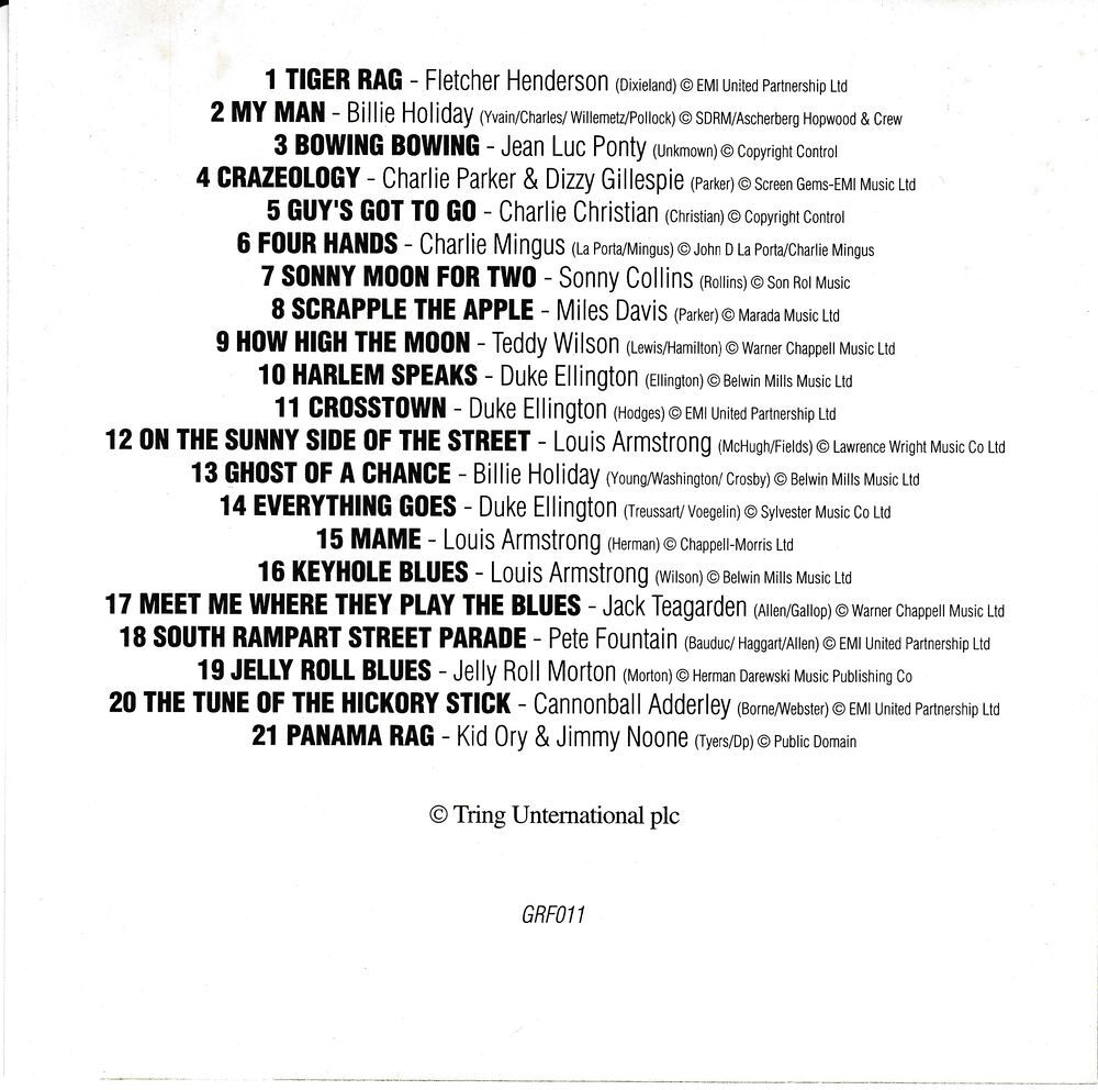 CD The Jazz Selection Volume Two CD et vinyles