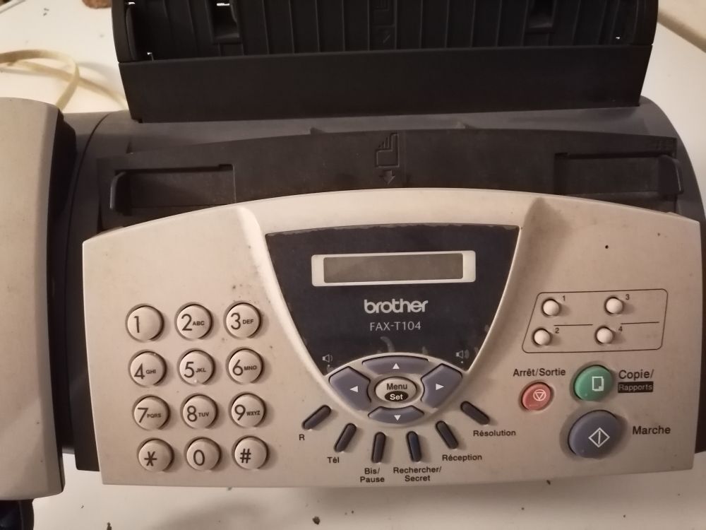 T&eacute;l&eacute;phone fax Electroménager