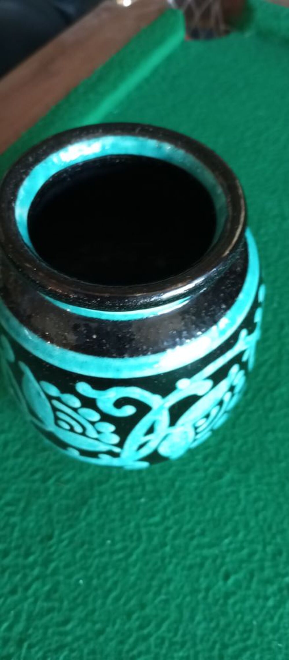 Tr&egrave;s rare vase boule sign&eacute; Paul Jacquet Décoration