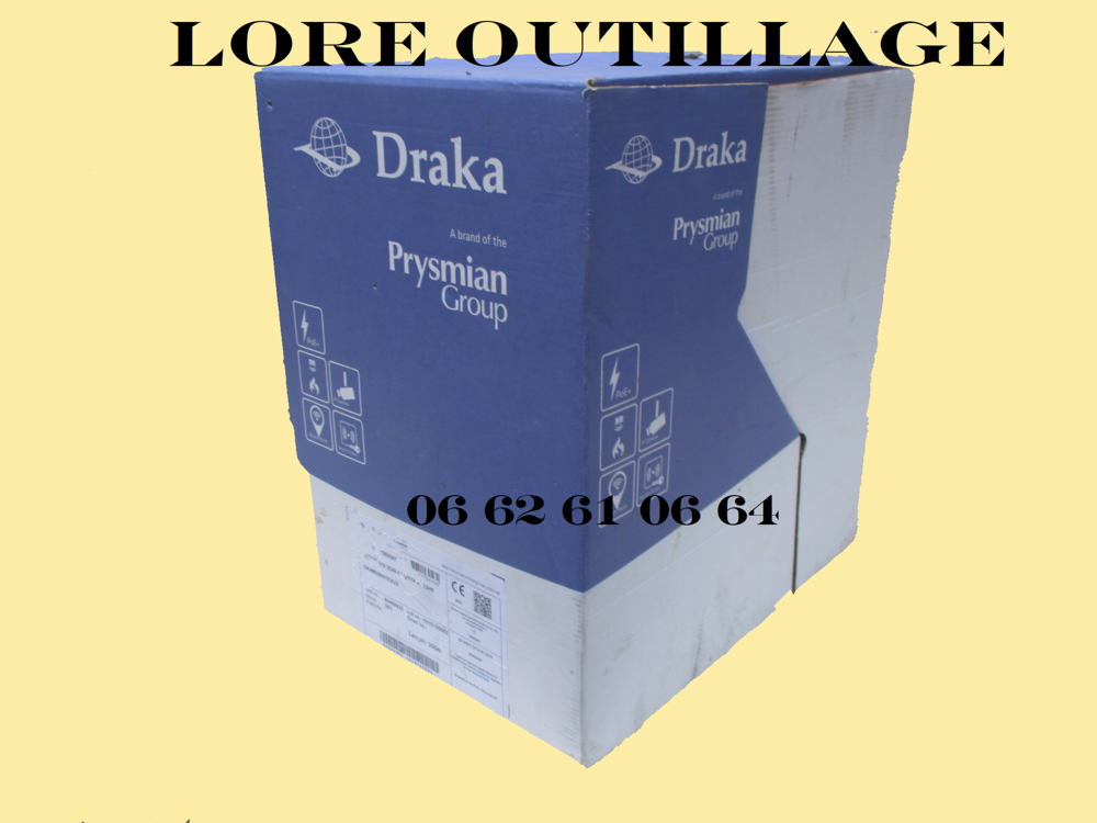 DRAKA Cat 7 SS26 S/FTP 4P LSHF Bricolage