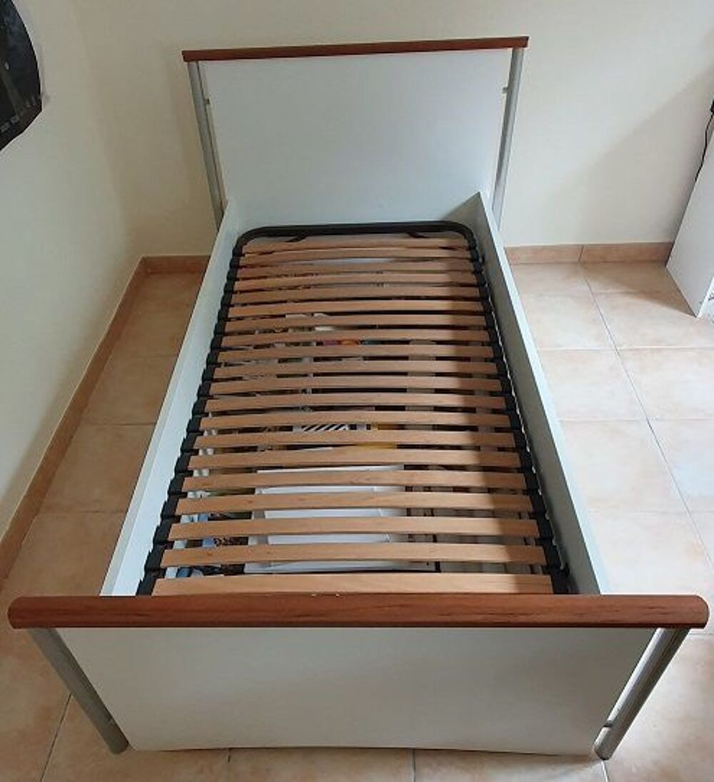 Lit Gautier 1 personne - 90 cm x 200 cm Meubles