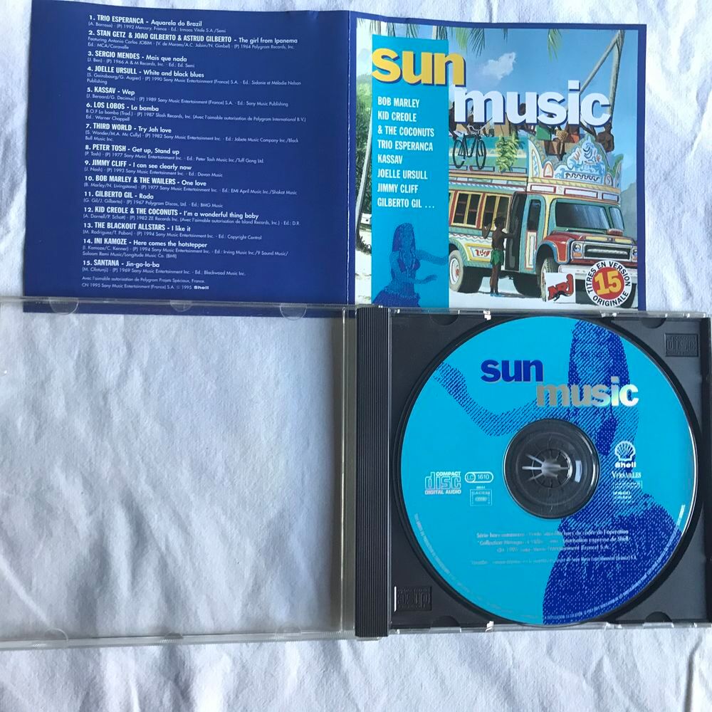 CD Sun Music Titres En Version Originale Shell Collection CD et vinyles