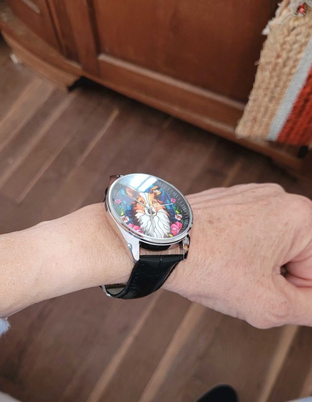 Montre motif colley Bijoux et montres