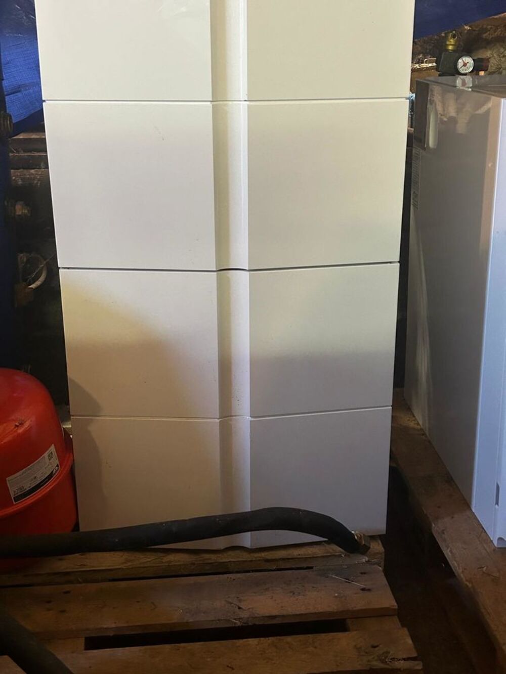 Chaufferie De Dietrich hybride fioul + PAC air/eau Bricolage