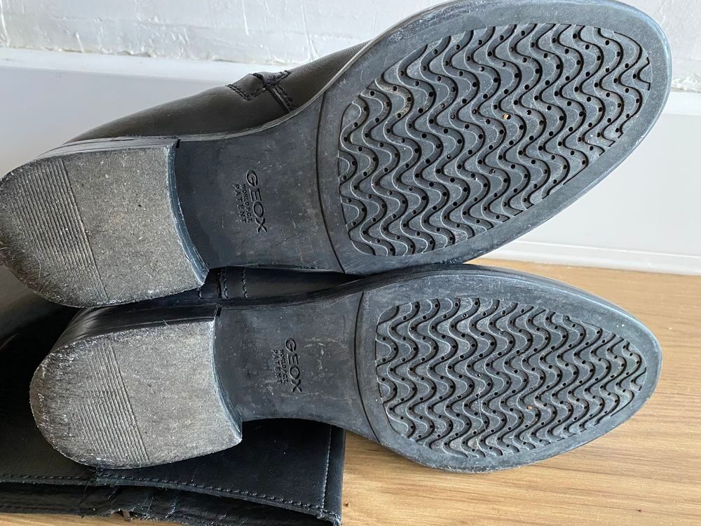 Bottes hautes noires Geox Taille : 38 Chaussures