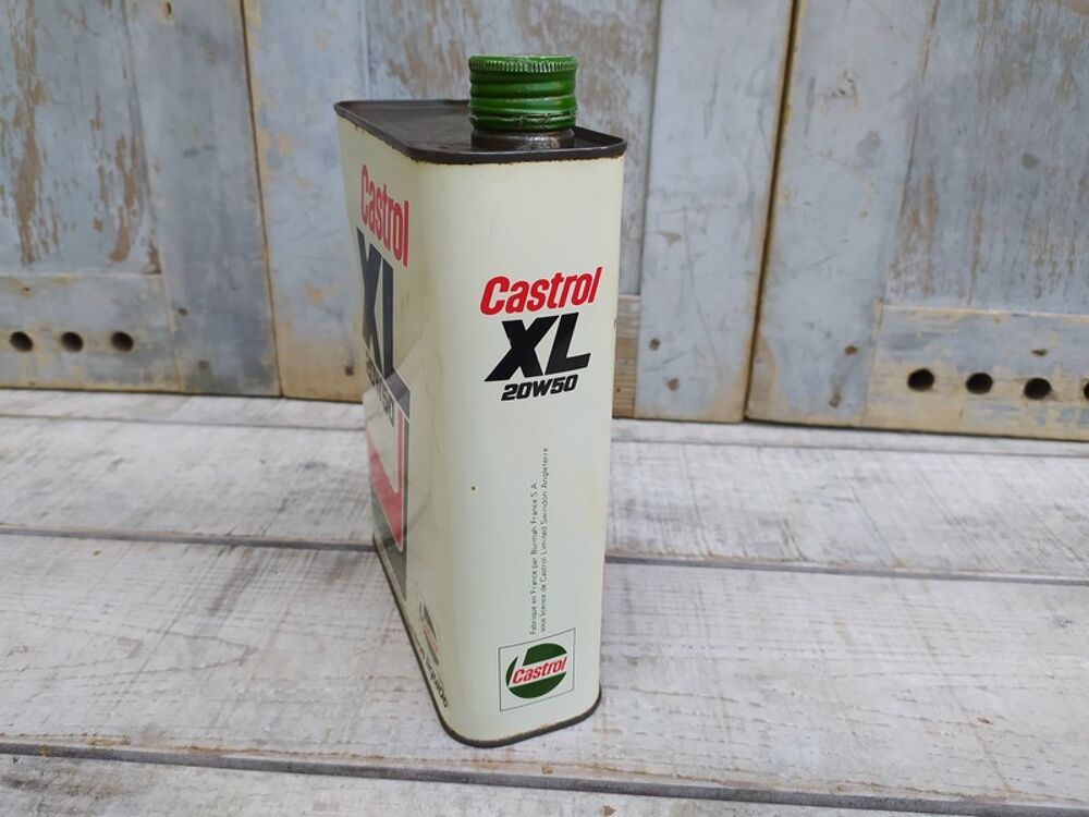 Ancien Bidon Huile CASTROL XL 2L Garage Collection Automobil 