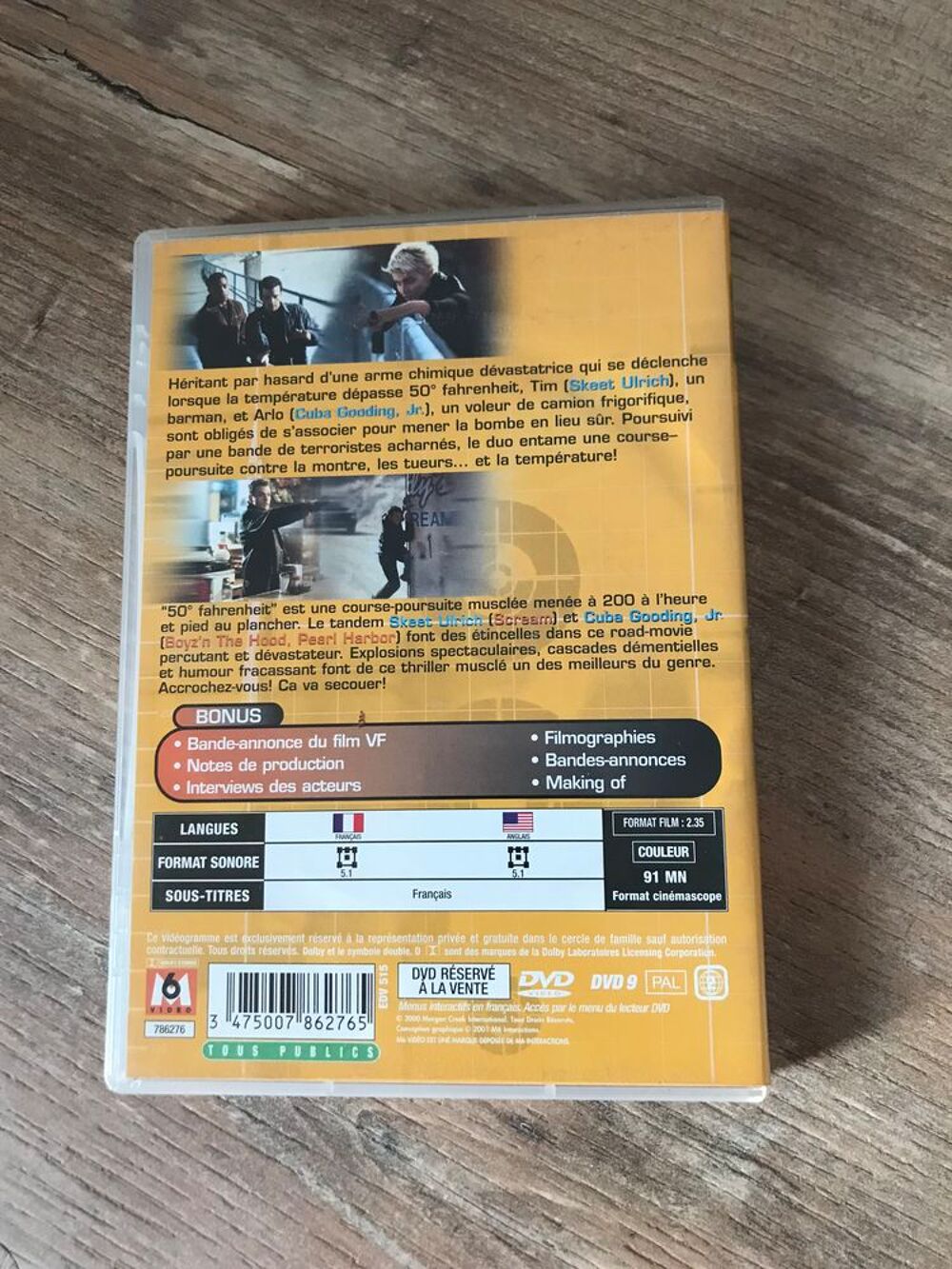 DVD " 50 degr&eacute;s fahrenheit " DVD et blu-ray