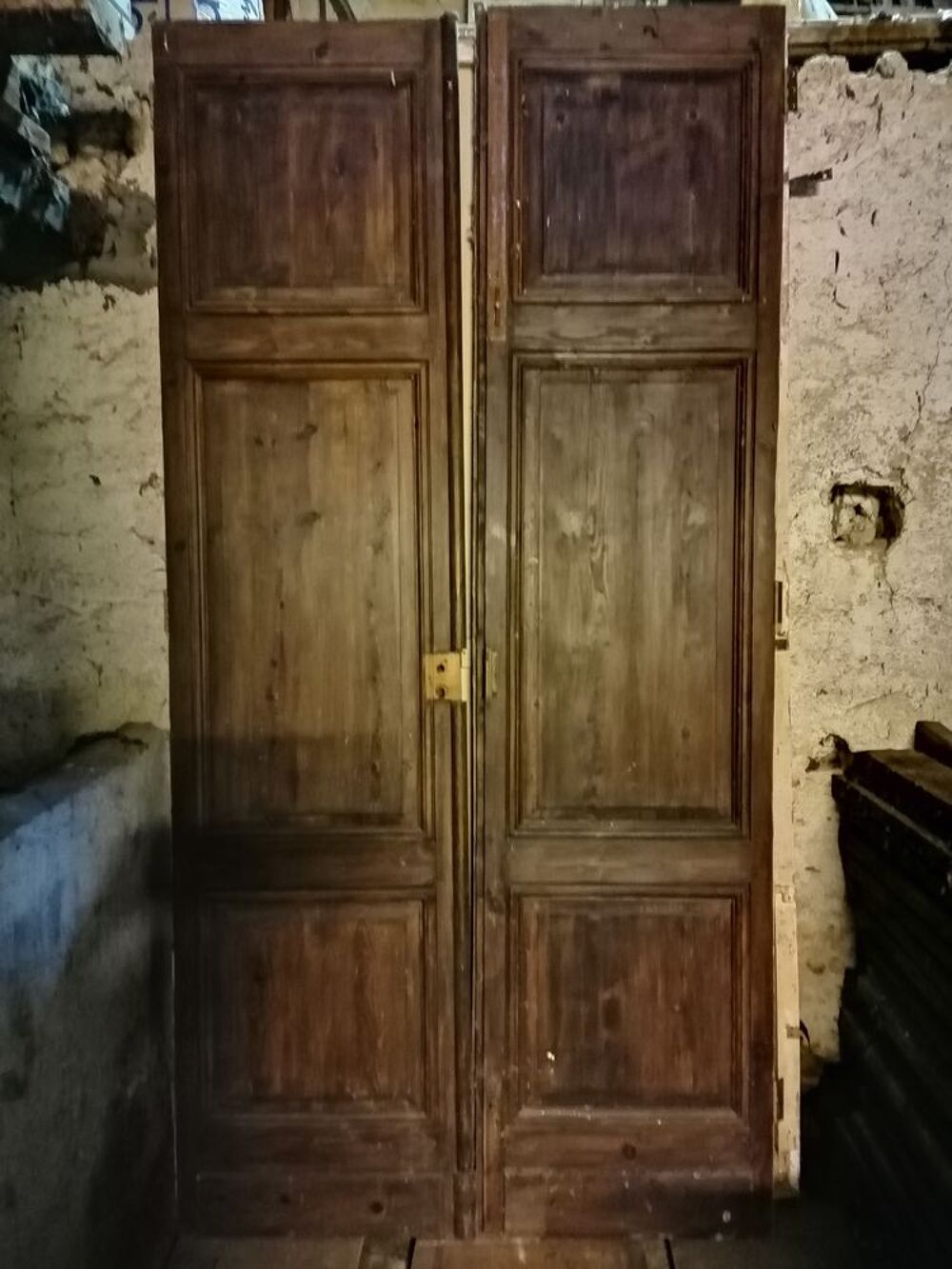 Porte d'int&eacute;rieur double Jardin