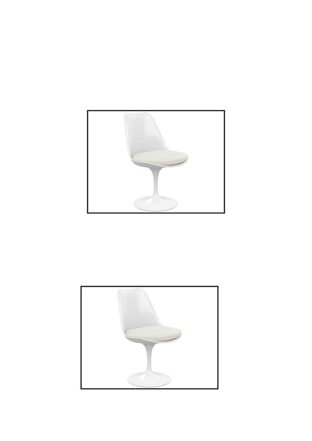 6 chaises tulipe Knoll Meubles