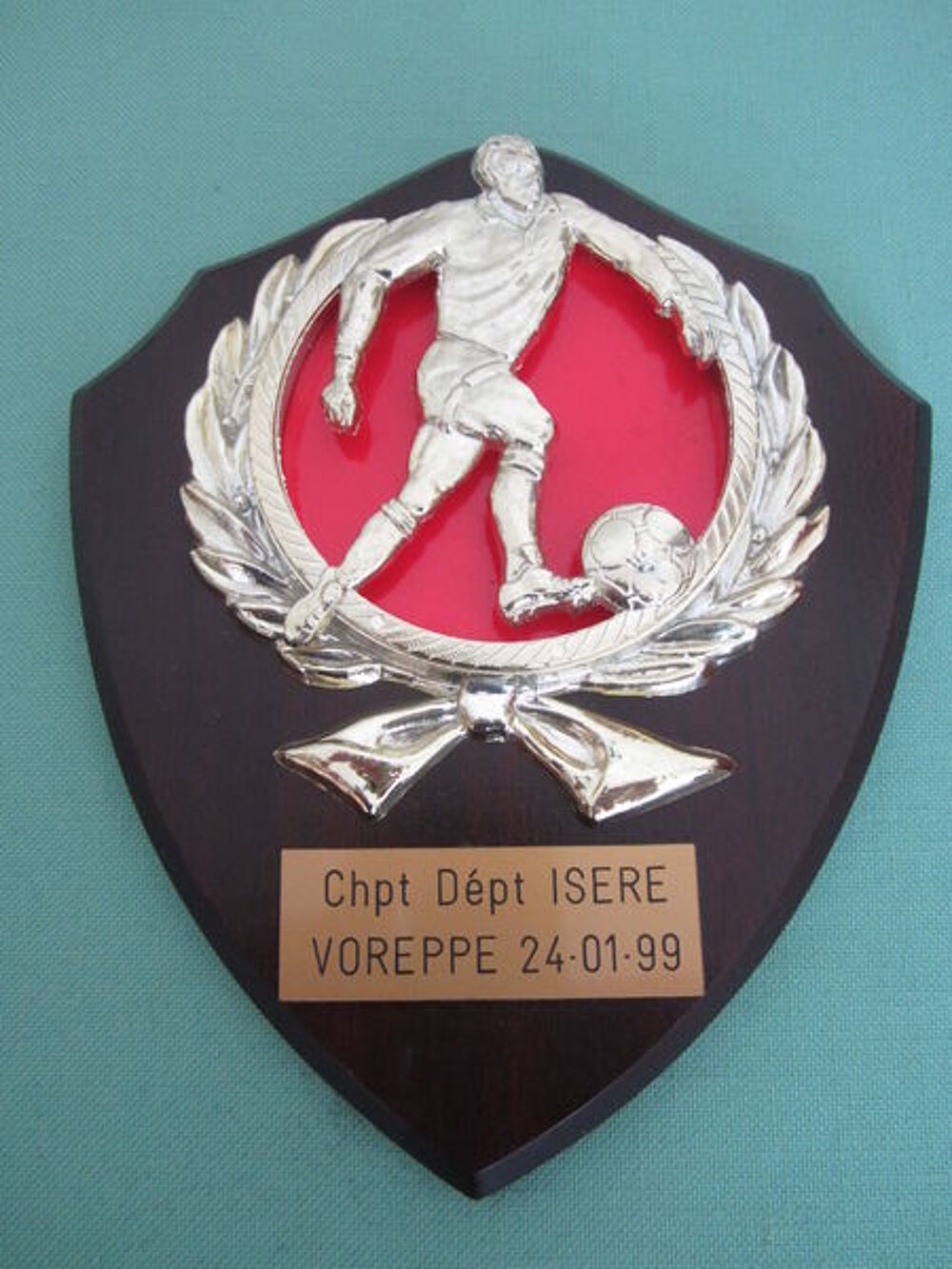 PLAQUE - PLAQUETTE en bois "TROPH&Eacute;E r&eacute;compense FOOTBALL"
Sports