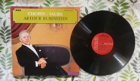 ARTHUR RUBINSTEIN CHOPIN VALSES Vynil 33T 10 Bubry (56)