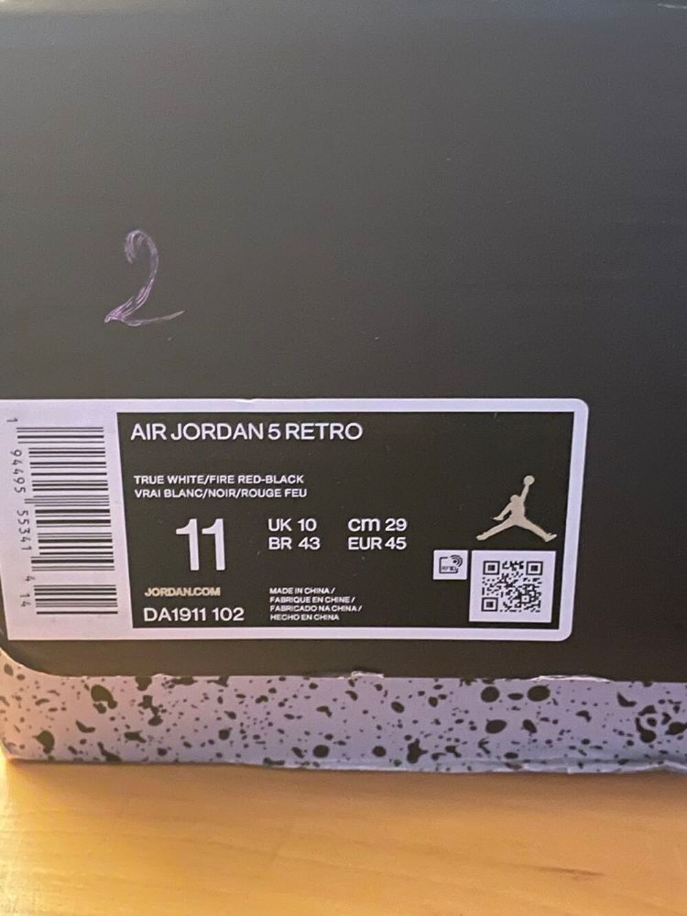 air Jordan 5 pointure 45 Chaussures