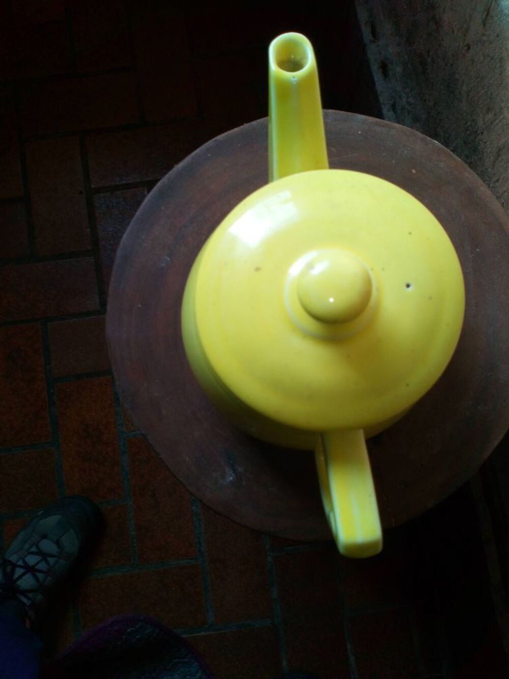 Th&eacute;i&egrave;re en C&eacute;ramique Jaune Décoration