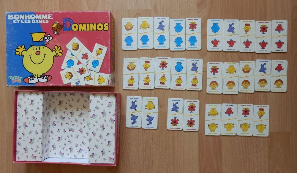 Jeu de dominos "Bonhomme et les dames" Jeux / jouets