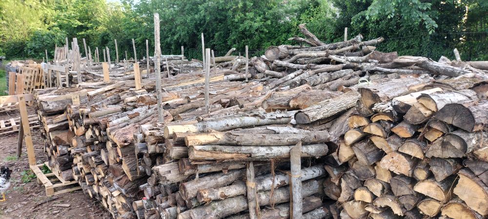 Bois de chauffage peuplier . Jardin