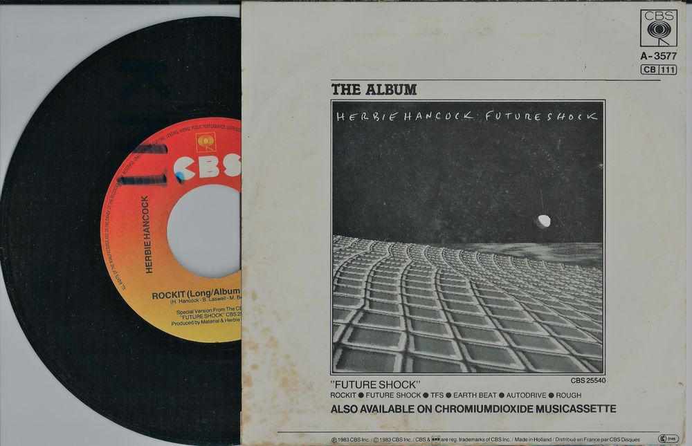 Vinyle 45 T Herbie Hancock 1983 CD et vinyles