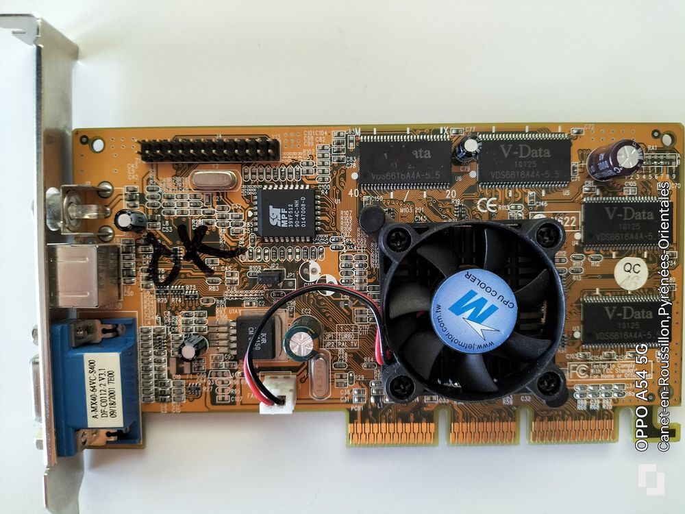 Carte Vid&eacute;o &quot; R&eacute;tro &quot; Nvidia GeForce2 AGP 64Mo (MX400) Matriel informatique