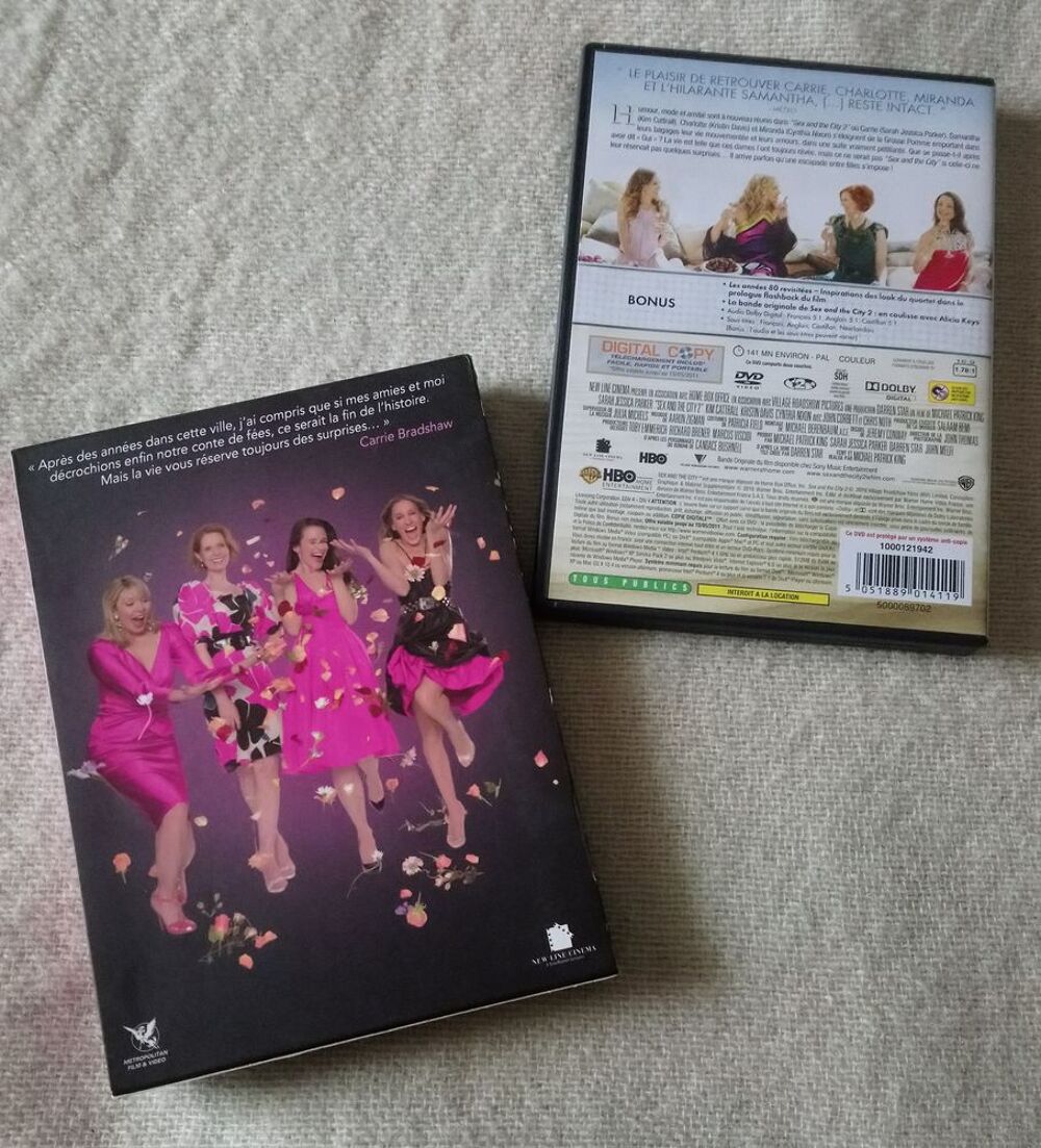 Sex and the City + Sex and the City 2 DVD et blu-ray