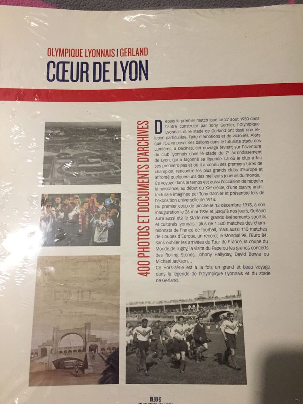 LE COEUR DE LYON "GERLAND &amp; le club de l' O.L." Livres et BD