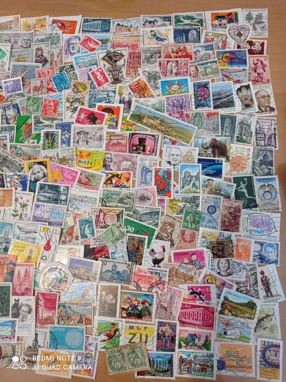 500 timbres de France 