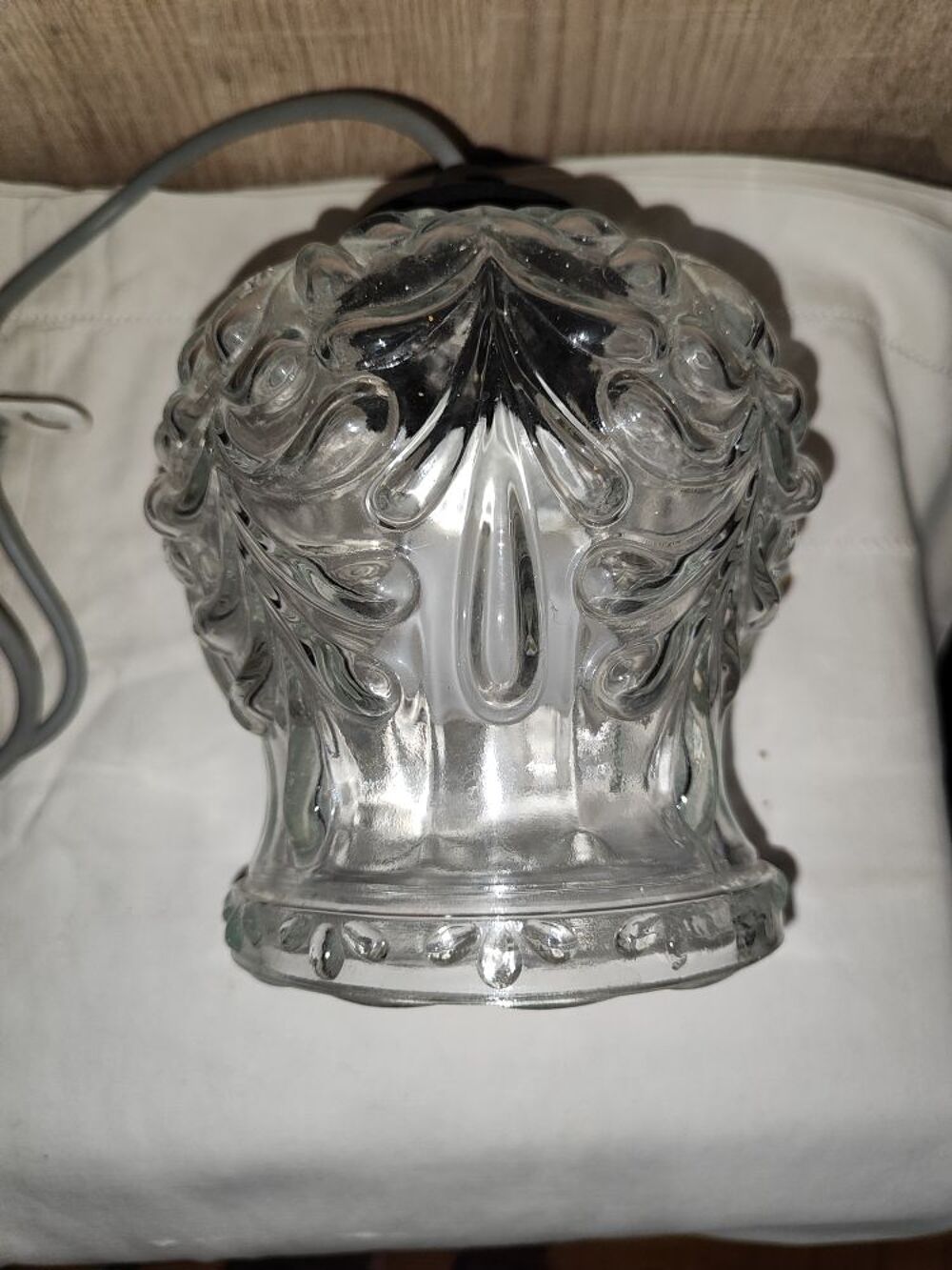 lampe plafonnier avec son verre transparent Décoration