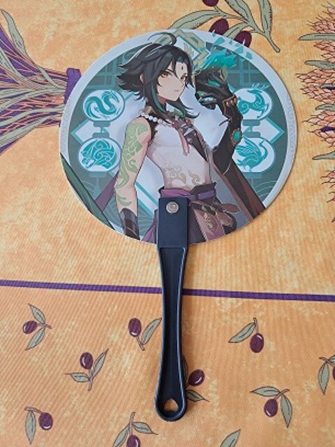 Eventail Genshin impact japon manga anime TV mode ete chaud 4 F�ves (57)