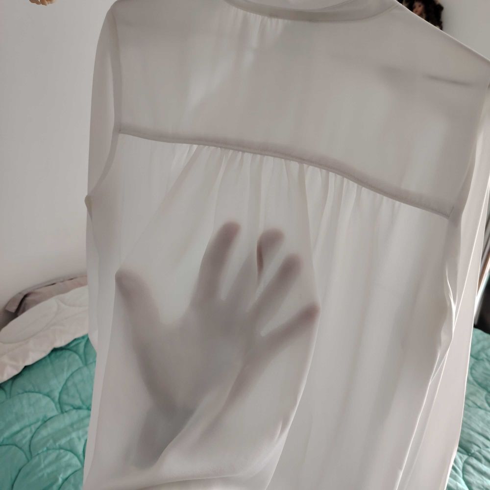 CHEMISIER BLANC FEMME T 41. Vêtements