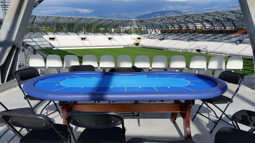 Tr&egrave;s belle table de Texas Hold'Em Poker Jeux / jouets