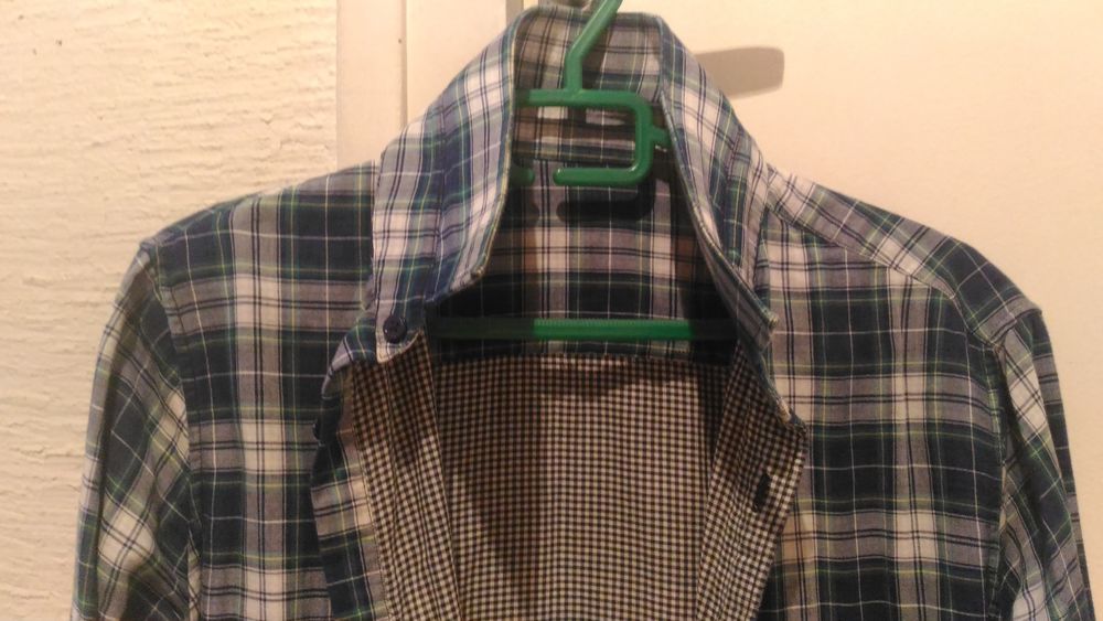Chemises &agrave; carreaux sur-mesure Atelier NA taille M Vêtements