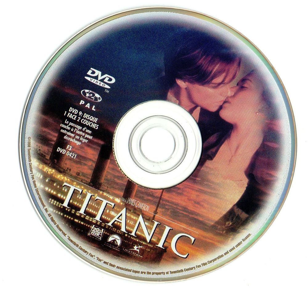 DVD Titanic DVD et blu-ray