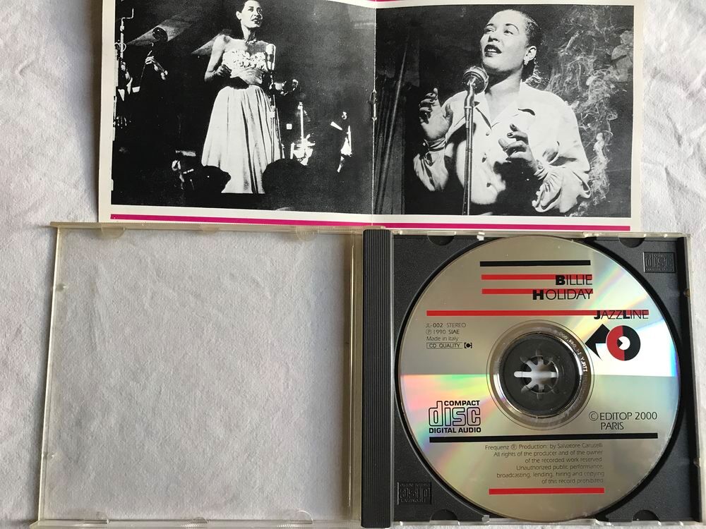 CD Billie Holiday Jazz Line CD et vinyles