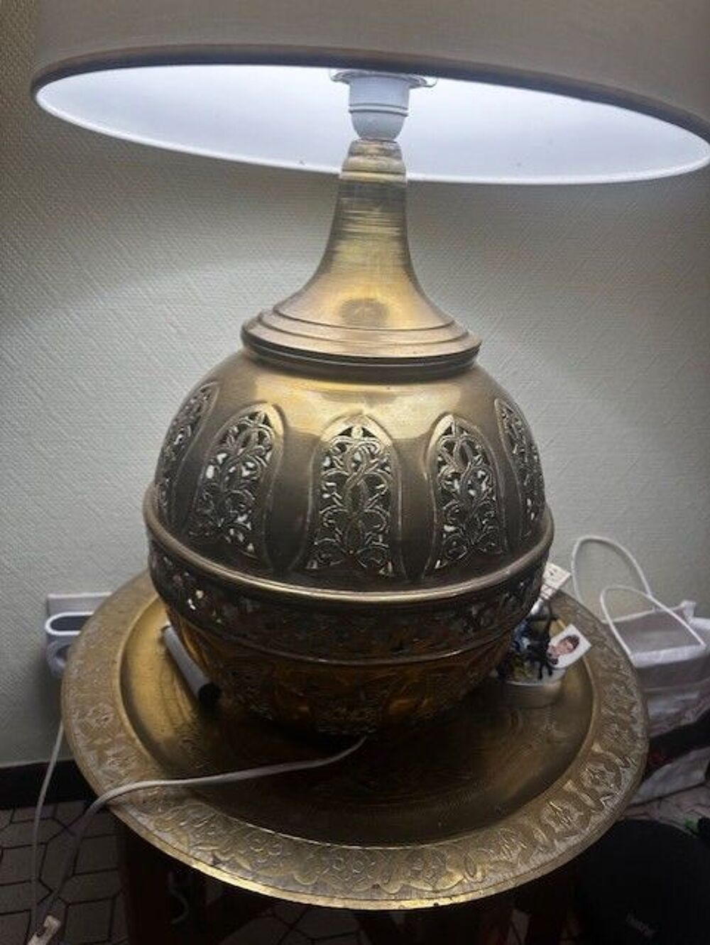 Abat-jour / lampe artisanale D�coration