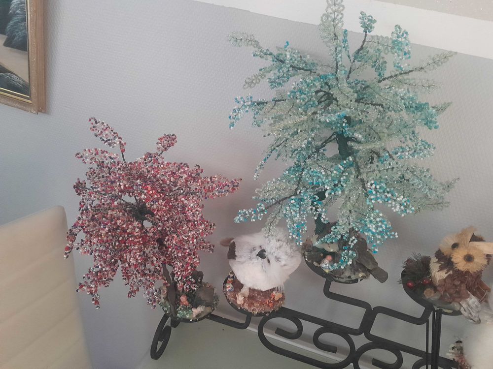 arbre en perle Décoration