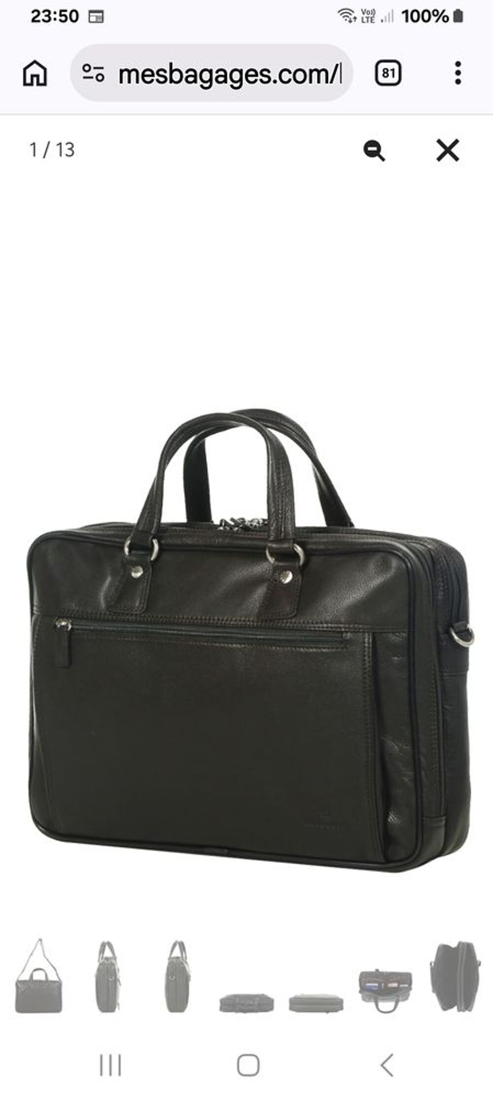 Le sac en cuir Hexogena Maroquinerie