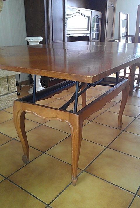Table basse vintage transformable en table haute 350 Longvic (21)