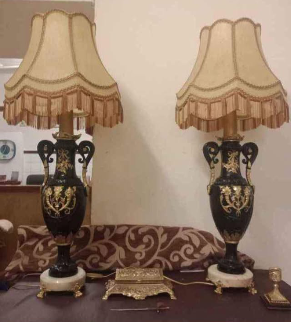 2 grande lampe ancienne Décoration