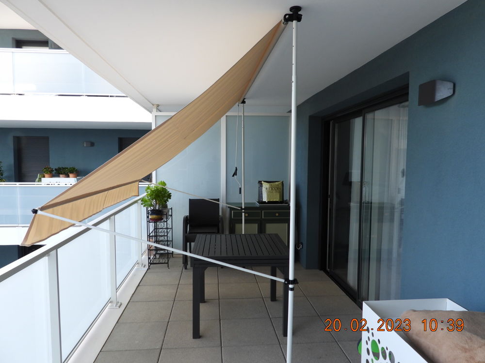 Store banne sans per&ccedil;age. Jardin