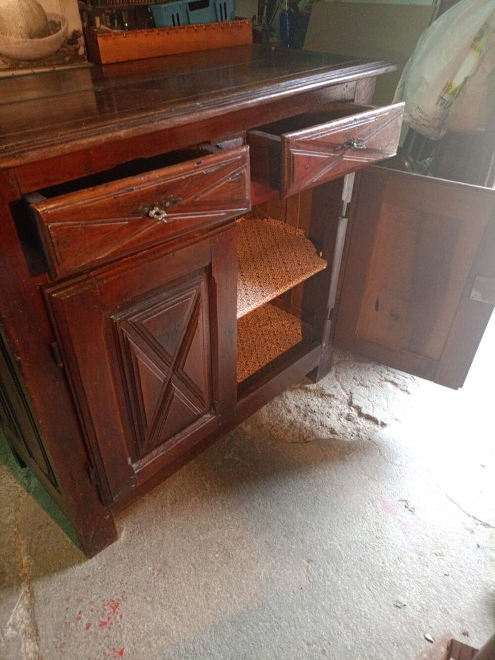 buffet bas ancien Meubles